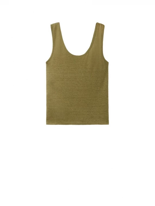 Foto van product MANGO Top olijfgroen