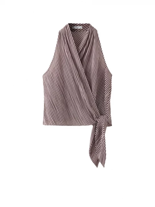 Foto van product MANGO Top 'TRUFA' rosa / bordeaux