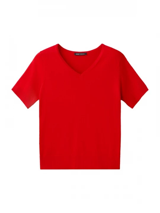 Foto van product MANGO Trui 'ESCUDELL' rood