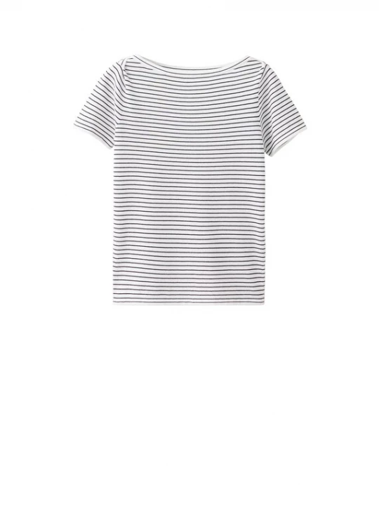 Foto van product MANGO Trui 'ZEBRA' navy / wit