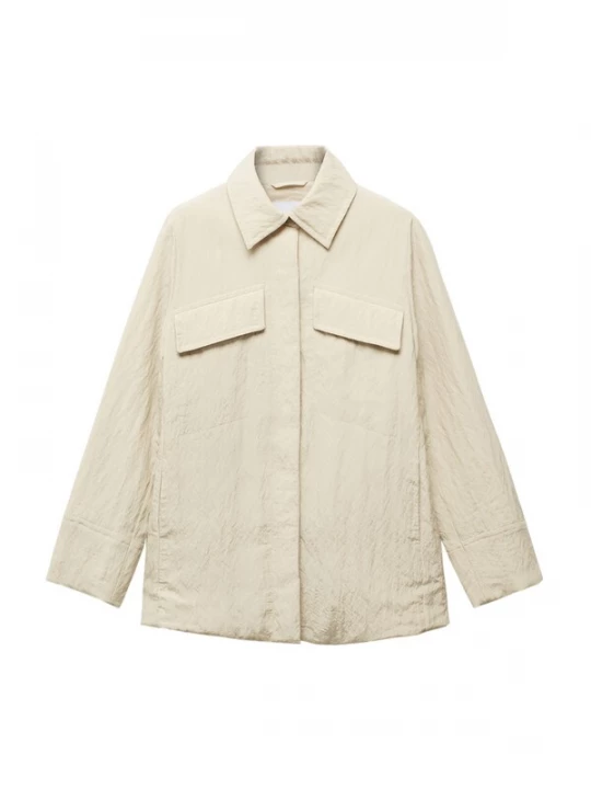 Foto van product MANGO Tussenjas 'Espuma' lichtbeige