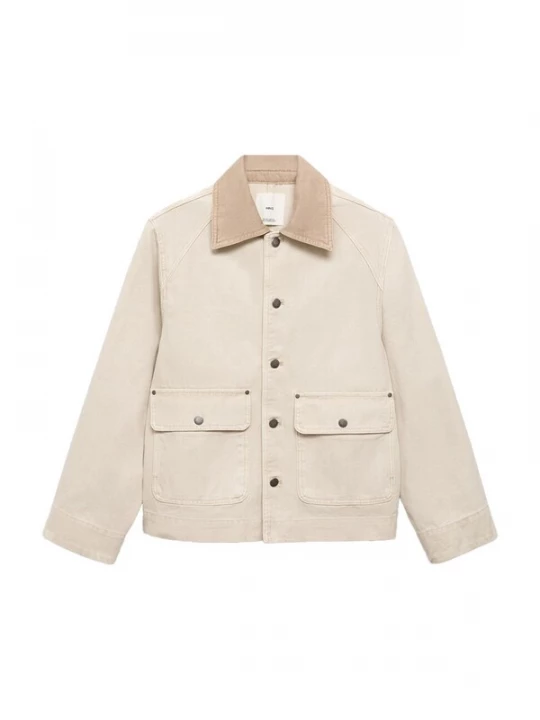 Foto van product MANGO Tussenjas 'Newrio' beige / lichtbeige