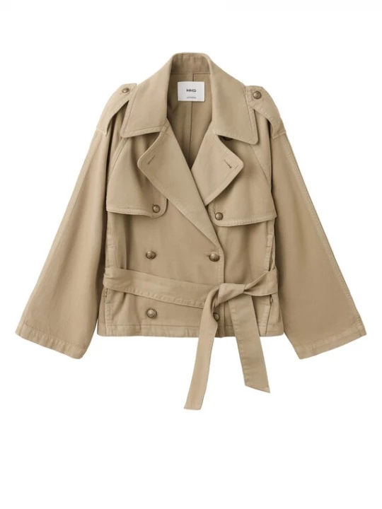 Foto van product MANGO Tussenmantel 'KURT' donkerbeige
