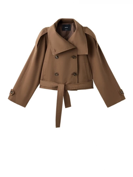 Foto van product MANGO Tussenmantel 'LIPA' bruin