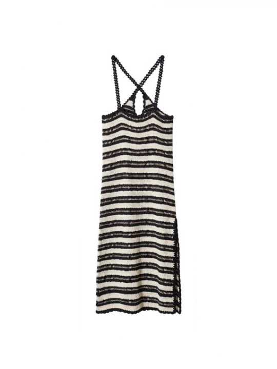 Foto van product MANGO Zomerjurk 'Conchin' zwart / wit