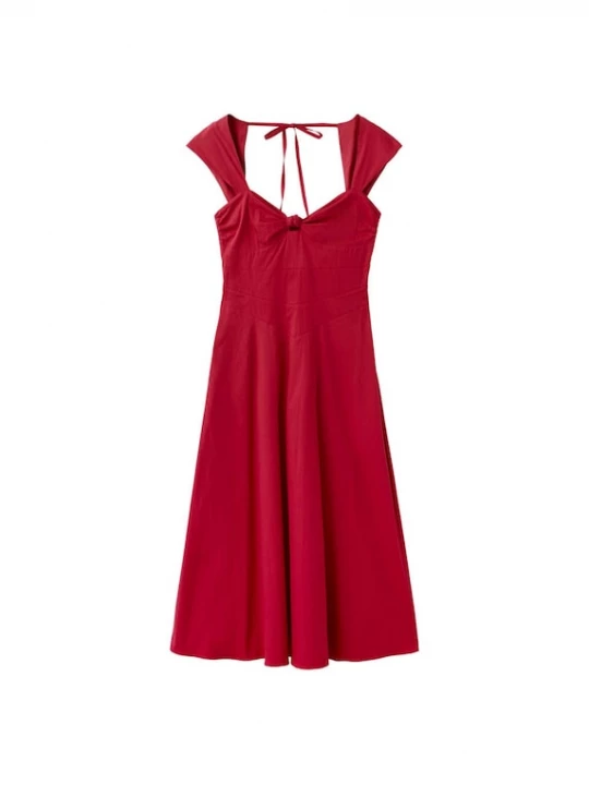 Foto van product MANGO Zomerjurk 'Mouse' rood