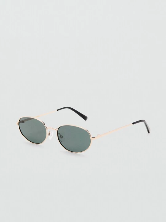 Foto van product MANGO Zonnebril 'JEY' goud / zwart