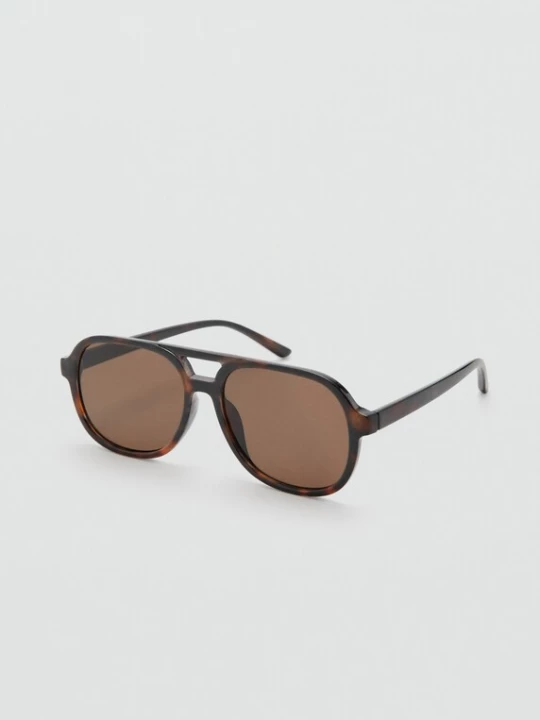Foto van product MANGO Zonnebril 'SAMOS' cognac / donkerbruin