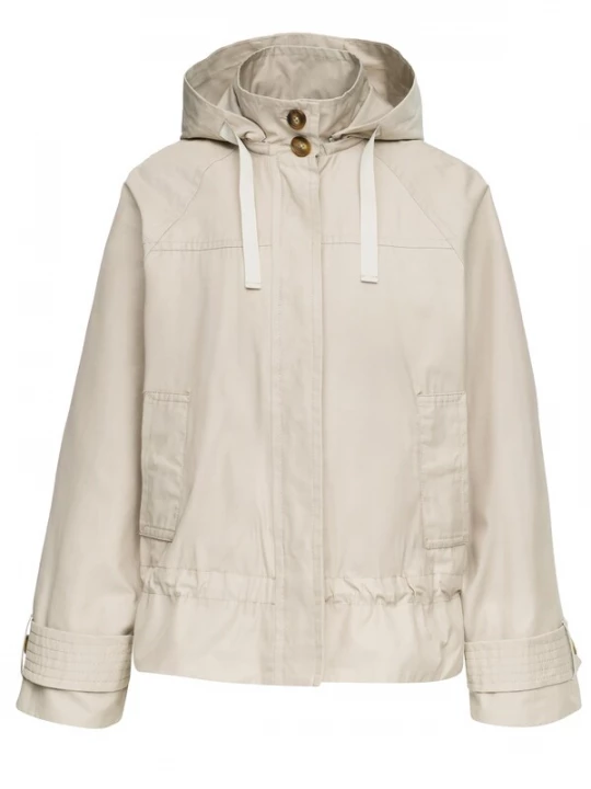 Foto van product MANISA Tussenjas 'Parka Cottonmix' beige