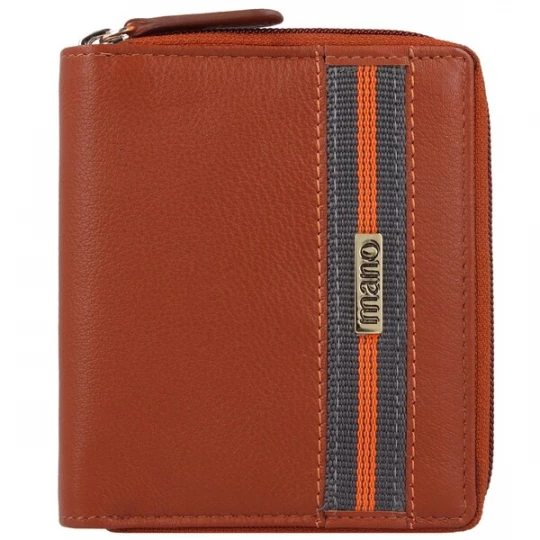 Foto van product mano Portemonnee 'Don Leonardo' blauw / bruin