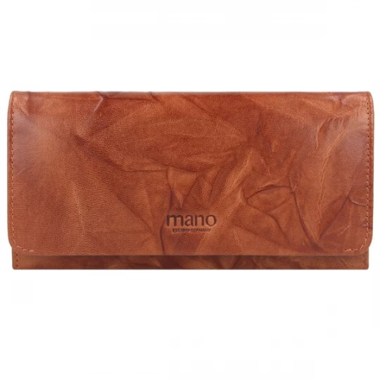 Foto van product mano Portemonnee 'Donna Aurona' cognac