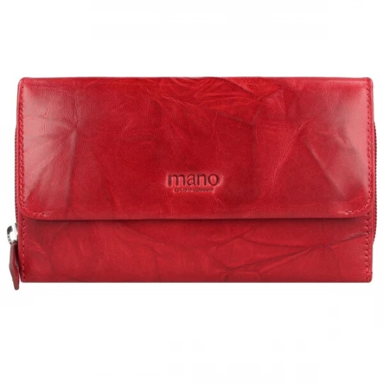 Foto van product mano Portemonnee 'Donna Aurona' rood