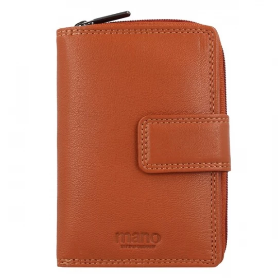 Foto van product mano Portemonnee 'Donna Giulia' cognac