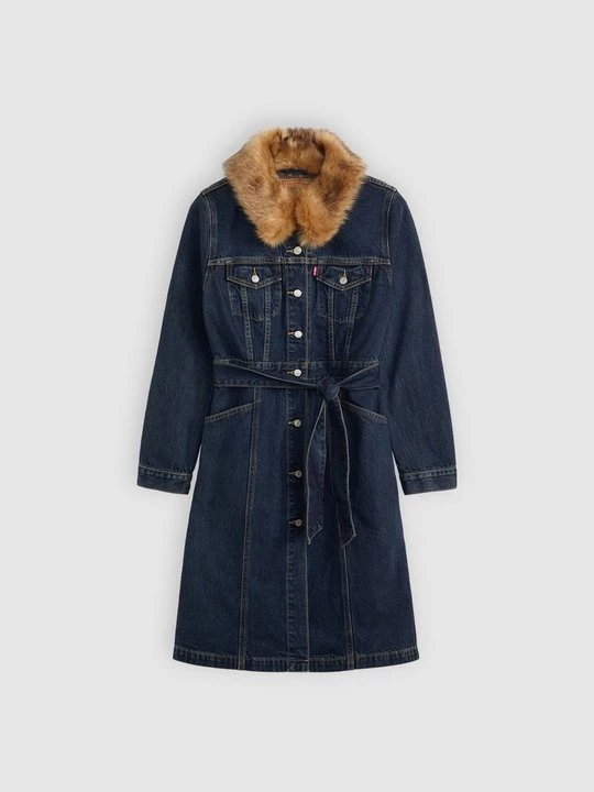 Foto van product Mantel Levi's donkerblauw denim
