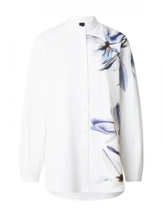 Foto van product Marc Cain Blouse blauw / lichtblauw / lichtlila / wit