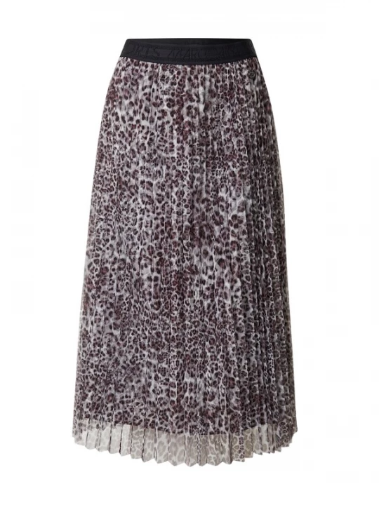 Foto van product Marc Cain Rok kastanjebruin / grijs / wit