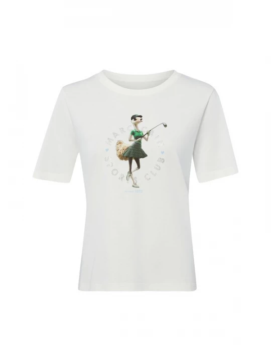 Foto van product Marc Cain Shirt ecru / lichtbruin / groen