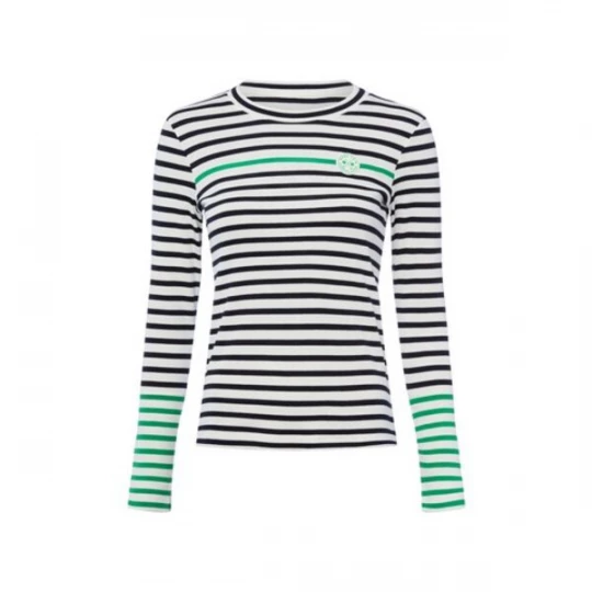 Foto van product Marc Cain Shirt groen / zwart / wit
