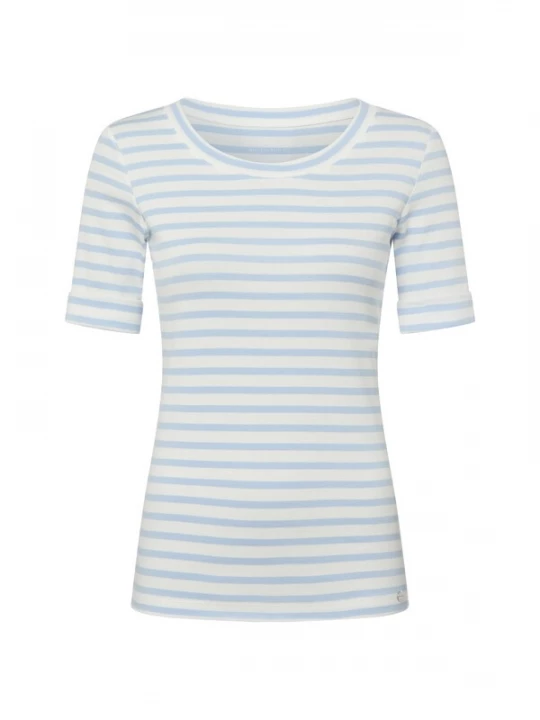 Foto van product Marc Cain Shirt lichtblauw / wit