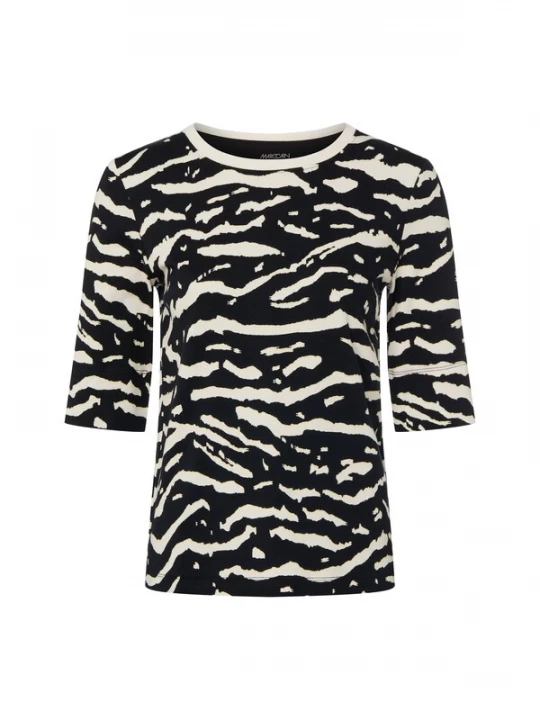 Foto van product Marc Cain Shirt zwart / wit