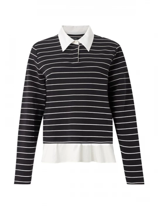 Foto van product Marc Cain Shirt zwart / wit