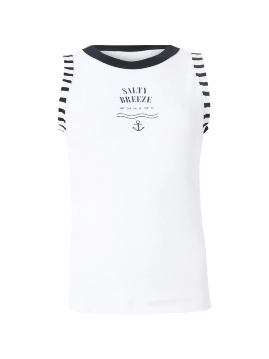 Foto van product Marc Cain Top navy / wit