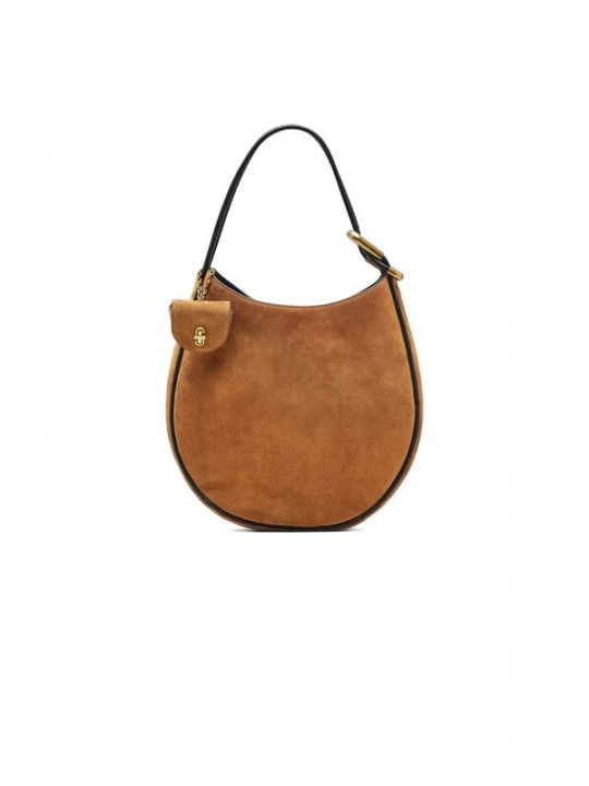 Foto van product Marc Jacobs Handtas 'Large Suede Dual Bag Copper 29x31x9.3 cm' bruin