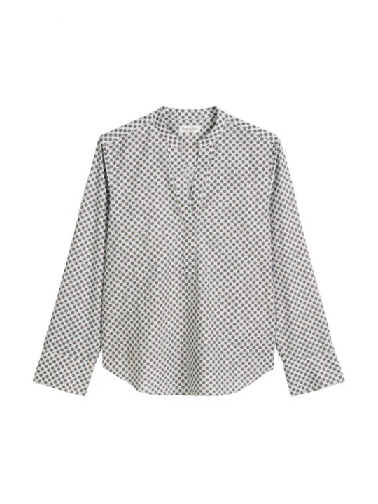 Foto van product Marc O'Polo Blouse beige / aqua / zwart / wit