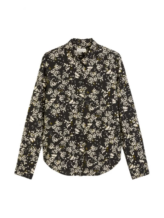 Foto van product Marc O'Polo Blouse beige / olijfgroen / zwart