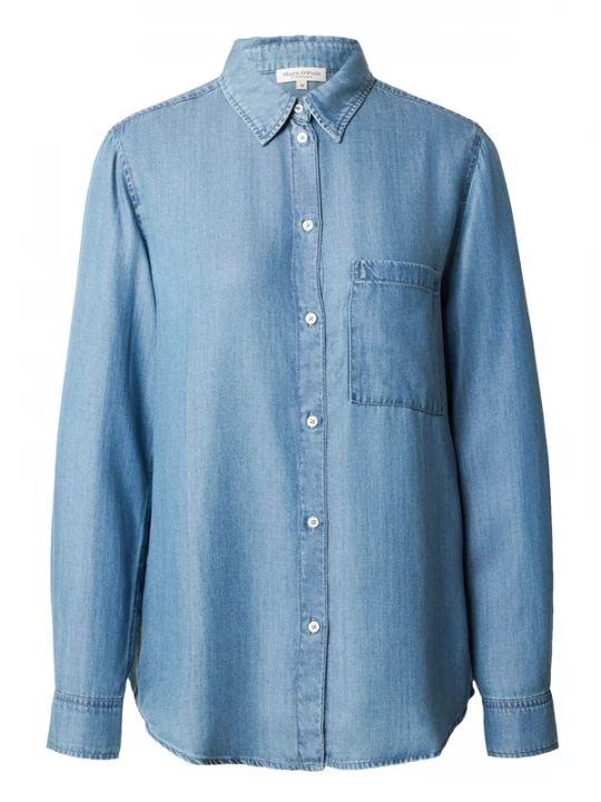 Foto van product Marc O'Polo Blouse blauw denim