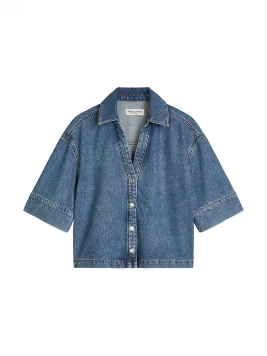 Foto van product Marc O'Polo Blouse blauw denim