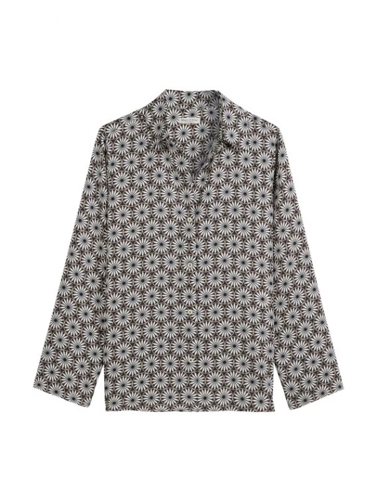 Foto van product Marc O'Polo Blouse bruin / zwart / offwhite