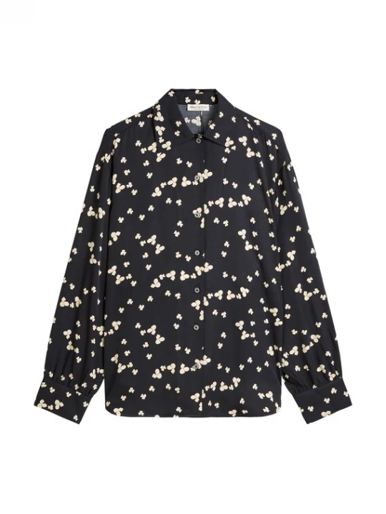 Foto van product Marc O'Polo Blouse crème / donkerblauw