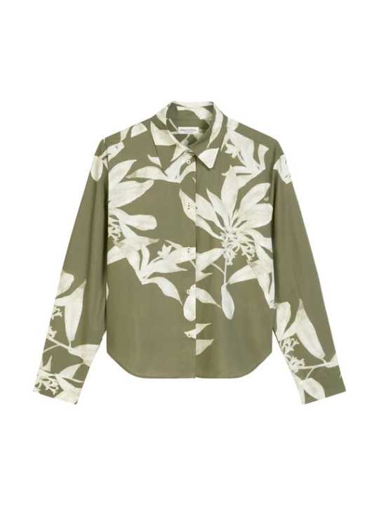 Foto van product Marc O'Polo Blouse crème / olijfgroen