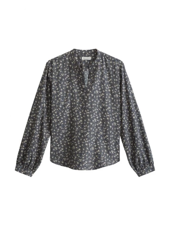 Foto van product Marc O'Polo Blouse ecru / lichtblauw / rookgrijs / donkergrijs