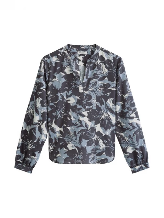 Foto van product Marc O'Polo Blouse lichtblauw / bruin / grafiet / wit