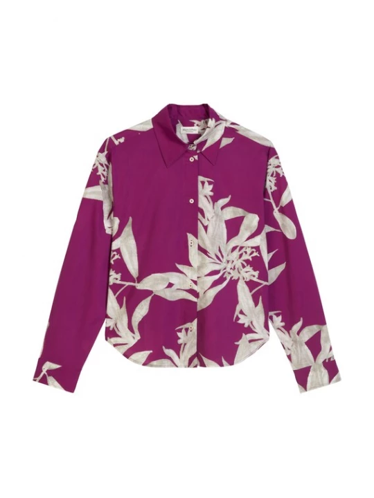 Foto van product Marc O'Polo Blouse lichtgrijs / bessen
