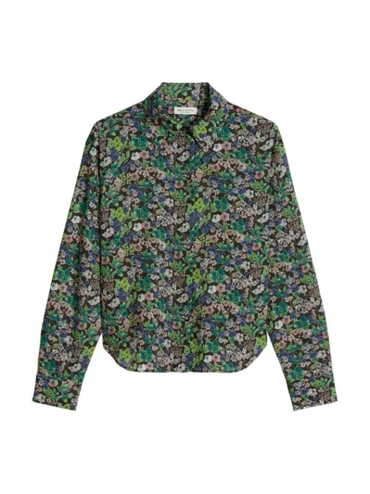 Foto van product Marc O'Polo Blouse nude / marine / donkerbruin / groen