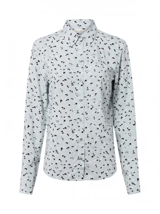 Foto van product Marc O'Polo Blouse pastelblauw / zwart / wit
