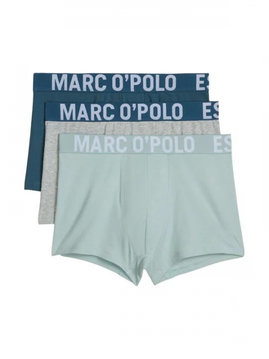 Foto van product Marc O'Polo Boxershorts ' Essentials ' blauw / grijs gemêleerd / mintgroen