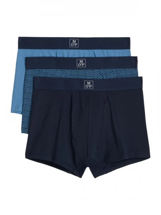 Foto van product Marc O'Polo Boxershorts ' Essentials ' blauw / lichtblauw / donkerblauw