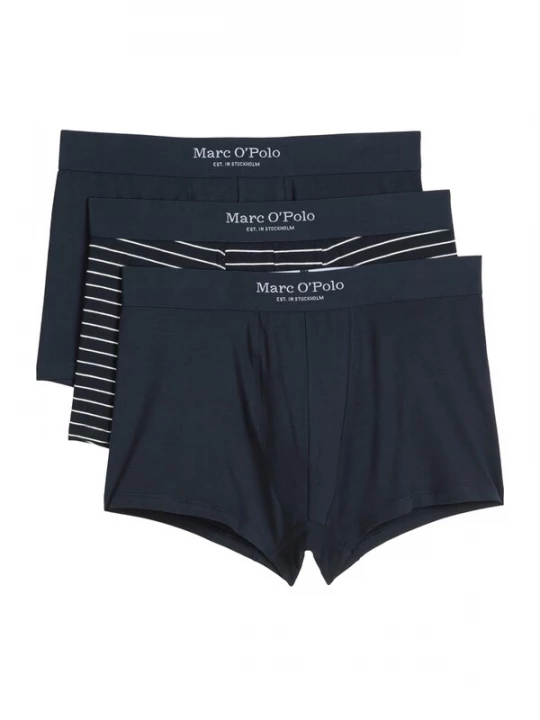 Foto van product Marc O'Polo Boxershorts 'Essentials' donkerblauw / wit