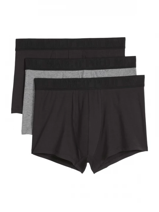 Foto van product Marc O'Polo Boxershorts 'Essentials' grijs gemêleerd / zwart