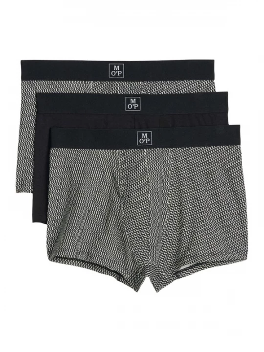 Foto van product Marc O'Polo Boxershorts ' Essentials ' grijs / zwart / wit