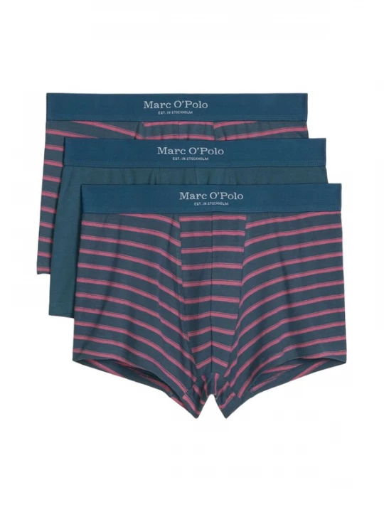 Foto van product Marc O'Polo Boxershorts ' Essentials ' nachtblauw / rood
