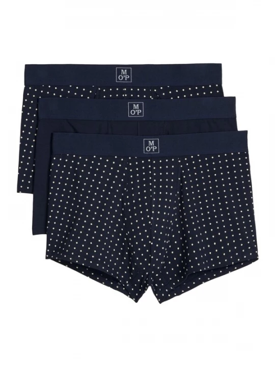 Foto van product Marc O'Polo Boxershorts ' Essentials ' nachtblauw / wolwit