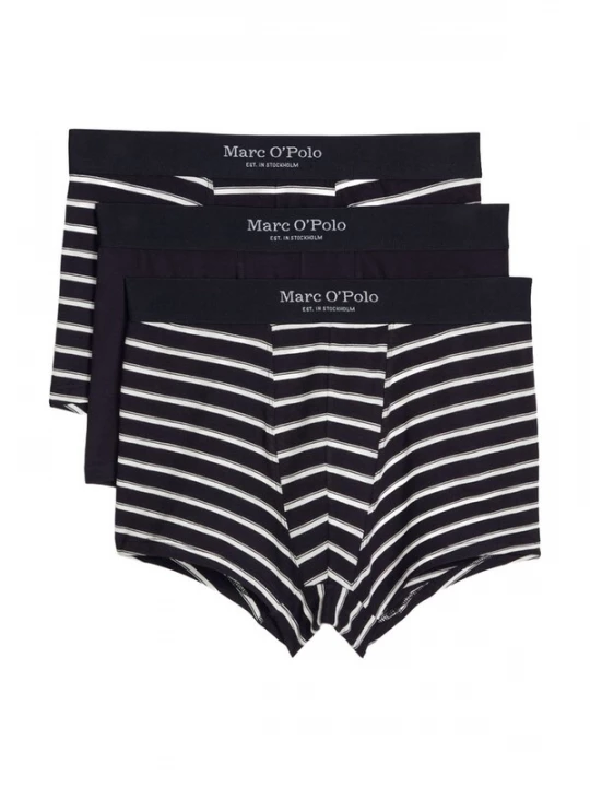 Foto van product Marc O'Polo Boxershorts ' Essentials ' zwart / wit