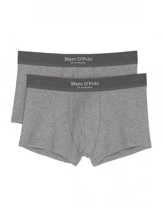 Foto van product Marc O'Polo Boxershorts ' Iconic Rib ' grijs