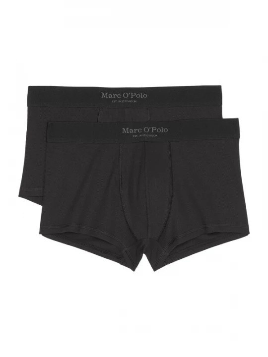 Foto van product Marc O'Polo Boxershorts ' Iconic Rib ' zwart