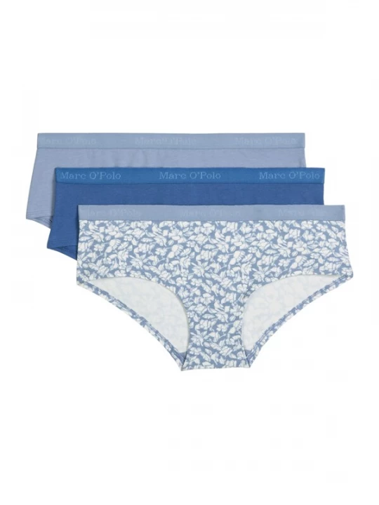 Foto van product Marc O'Polo Broekje 'Essentials' kobaltblauw / lichtblauw / wit